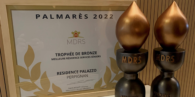 2 trophées pour les résidences seniors Palazzo et Les Girandières